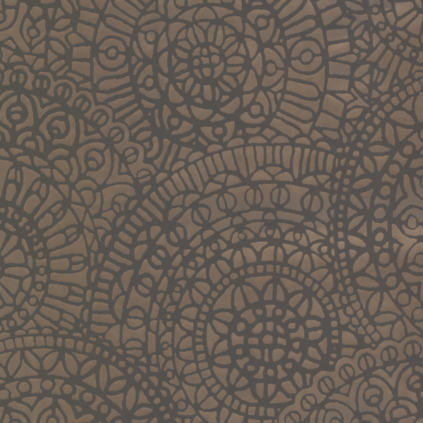 Picture of Leander Bronze Geometric Medallion Wallpaper