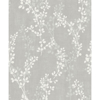 Picture of Twig Grey Botanical Wallpaper