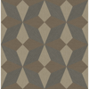 Picture of Valiant Copper Faux Grasscloth Mosaic Wallpaper