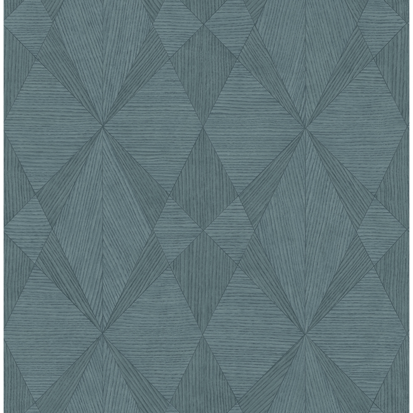 Picture of Intrinsic Teal Textured Geometric Wallpaper