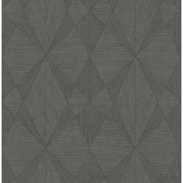 Picture of Intrinsic Dark Grey Textured Geometric Wallpaper
