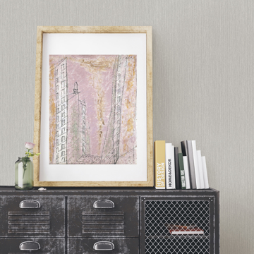 Show details for Crewe Grey Vertical Woodgrain Wallpaper