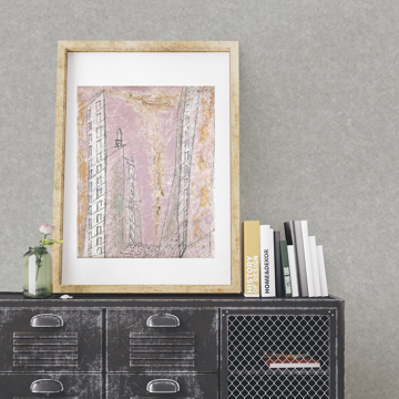 Show details for Cielo Silver Sponged Metallic Wallpaper