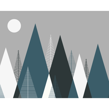 Show details for Mountainscape Wall Mural