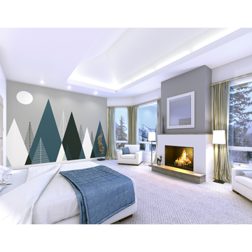 Show details for Mountainscape Wall Mural