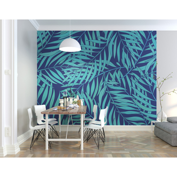 Show details for Foliage of Exotic Trees Wall Mural