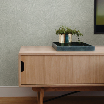 Show details for Majestic Light Green Starburst Wallpaper