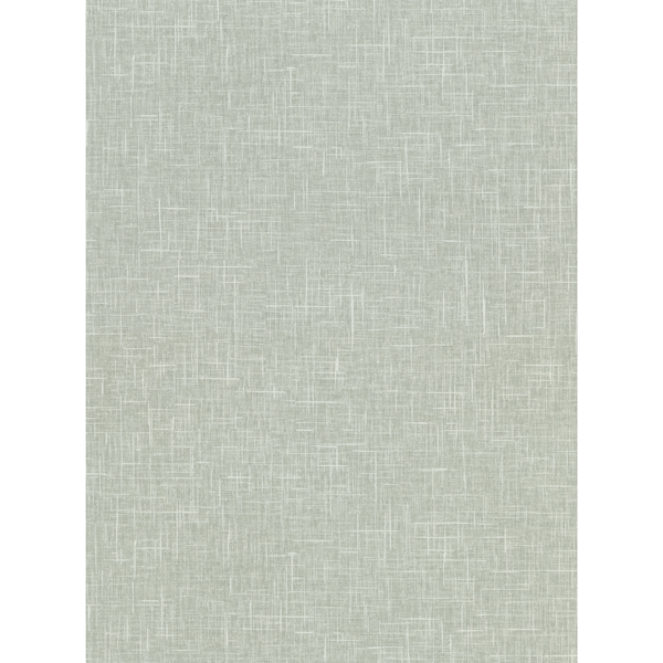 Picture of Linville Mint Faux Linen Wallpaper