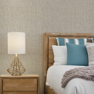 Show details for Tartan Wheat Distressed Texture Wallpaper