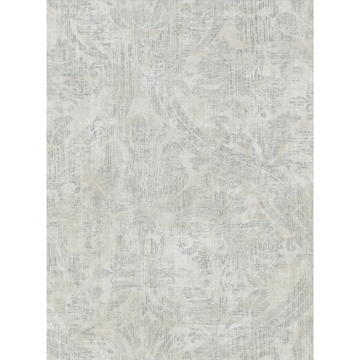 Show details for Abigail Light Grey Damask Wallpaper