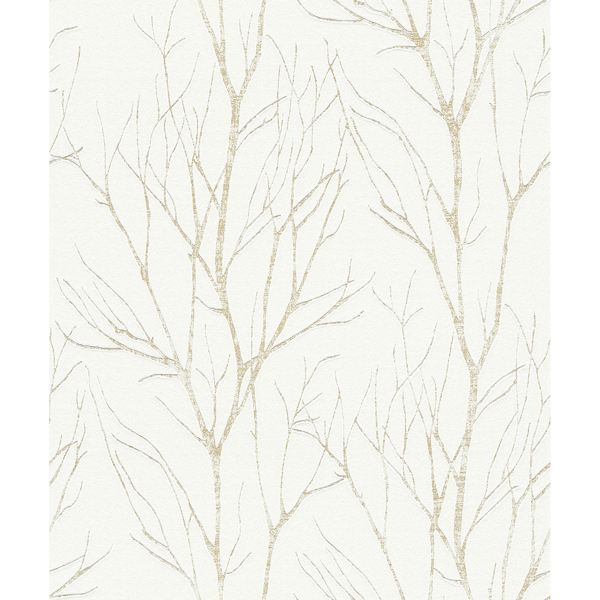Picture of Diani Gold Metallic Tree Wallpaper