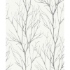 Picture of Diani Charcoal Metallic Tree Wallpaper