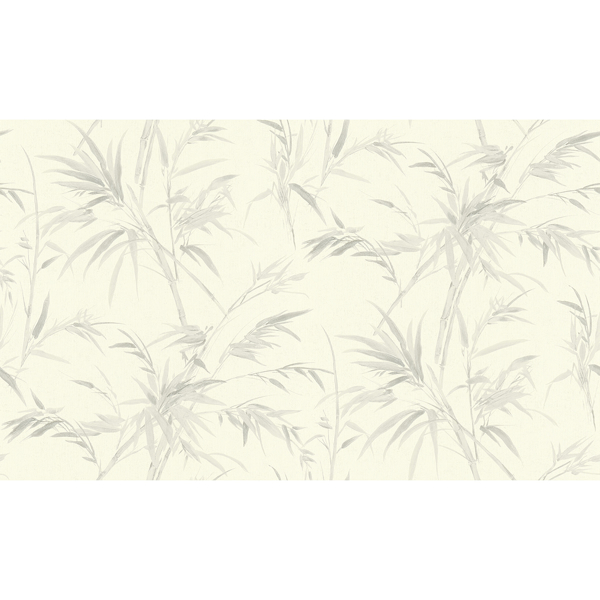 Picture of Hali Light Grey Fronds Wallpaper