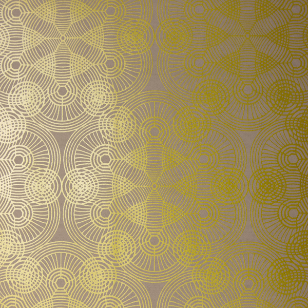 Picture of Aero Gold Geometric Wallpaper