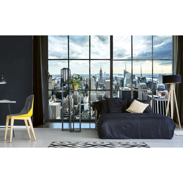 Show details for Manhattan Window View Wall Mural