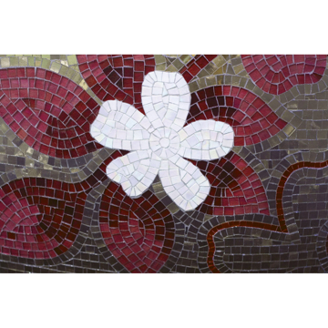 Show details for Red Mosaic Wall Mural