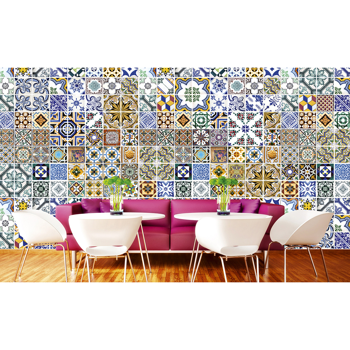 MS50275 Portugal Tiles Wall Mural by Dimex