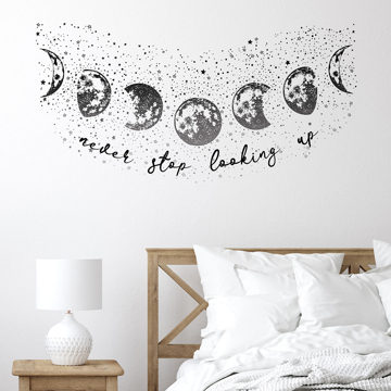 Music is a World Wall Sticker Wall Chick Decal Art Sticker Quote 
