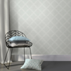 Picture of Grey Quatrefoil Peel & Stick Wallpaper