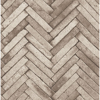 Picture of Ryon Taupe Diagonal Slate Wallpaper