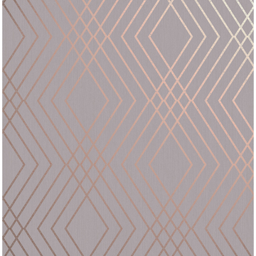 Picture of Shard Grey Trellis Wallpaper