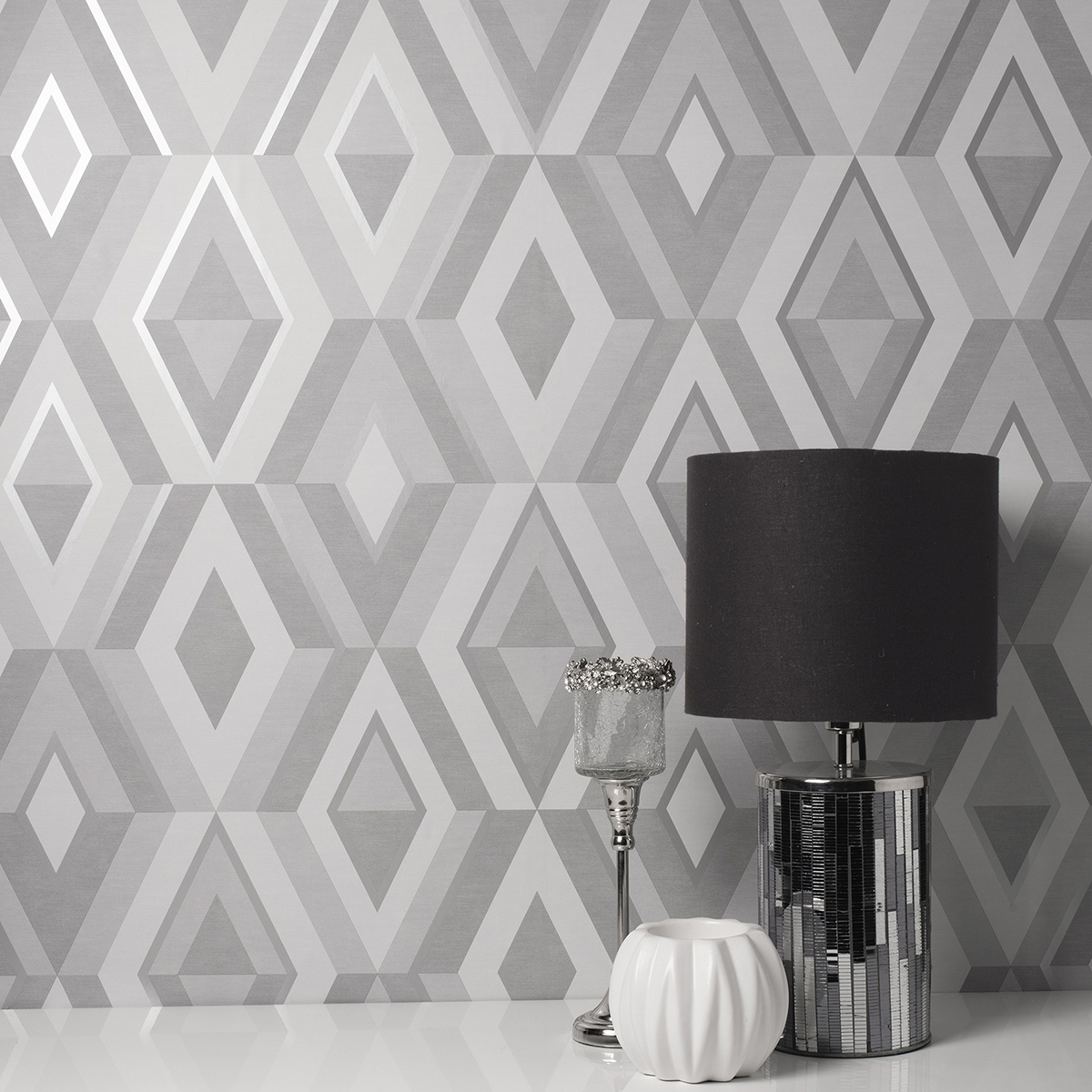FD42606 Shard Stone Geometric Wallpaper by Fine Decor