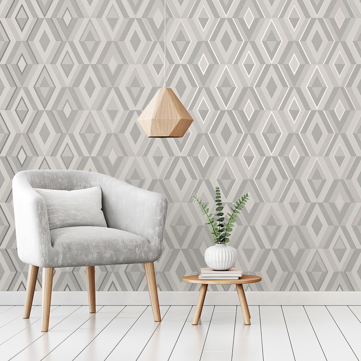 FD42606 Shard Stone Geometric Wallpaper by Fine Decor