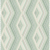 Picture of Aura Green Geometric Wallpaper