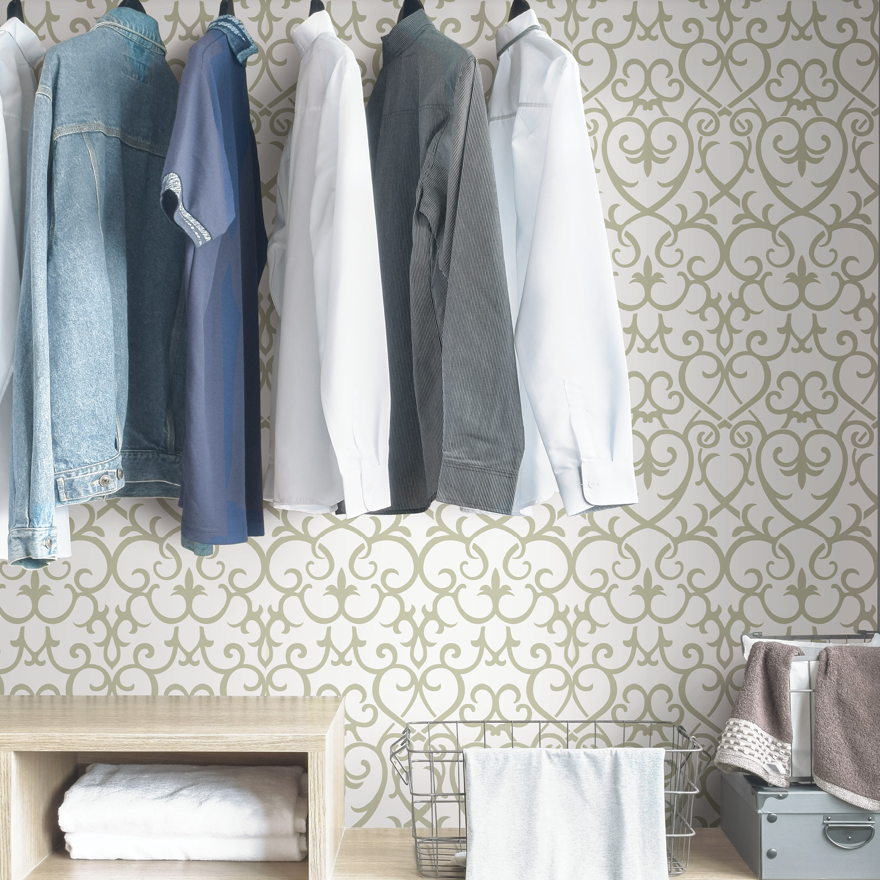 SLW3417 Rhapsody SelfAdhesive Wallpaper by Scott Living