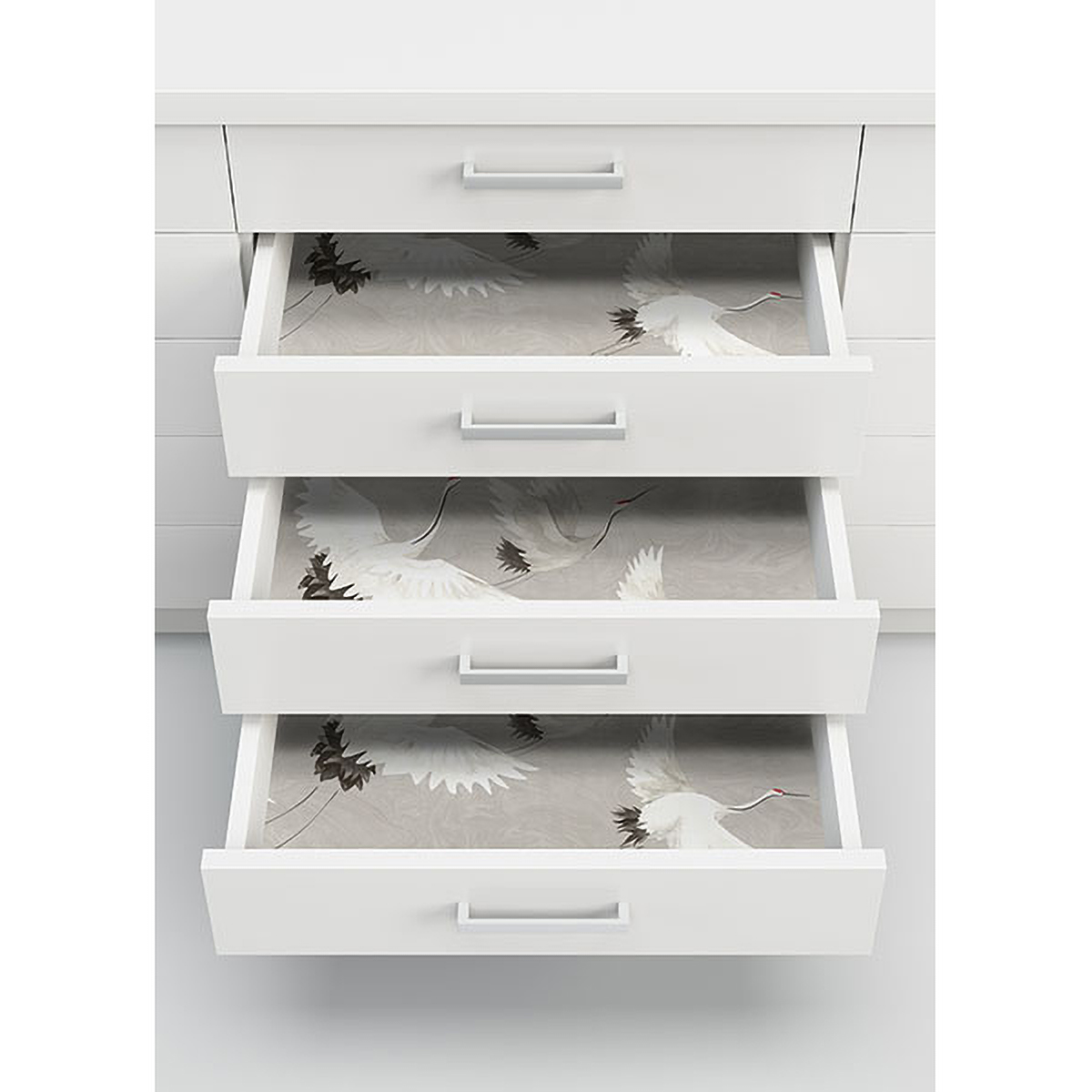 NUS3678 Grey Halcyon Peel and Stick Wallpaper by NuWallpaper