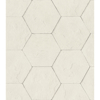 Picture of Bascom Dove Stone Hexagon Wallpaper
