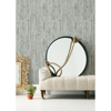 Picture of Albright Light Blue Weathered Oak Panels Wallpaper