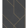 Picture of Pollock Black Gilded Geometric Wallpaper
