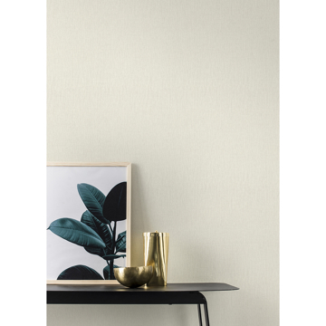 Show details for Haast Off-White Vertical Woven Texture Wallpaper