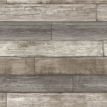 Show details for Reclaimed Wood Plank Natural Peel And Stick Wallpaper