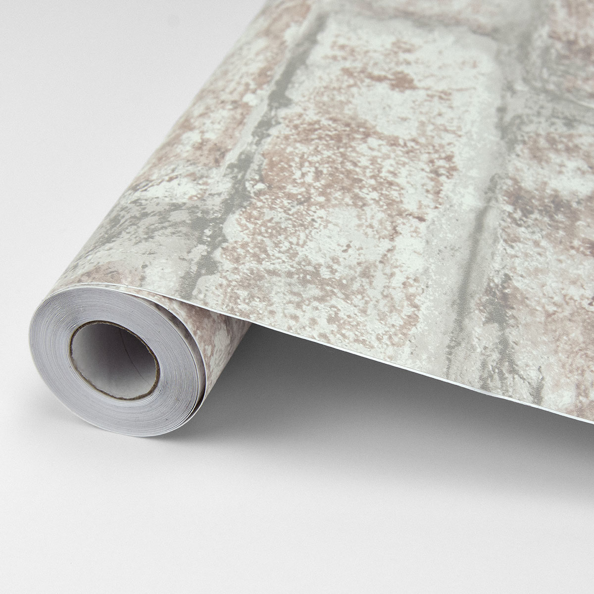 NHS3708 White Washed Denver Brick Peel and Stick Wallpaper by InHome