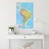 Picture of South America Dry Erase Map
