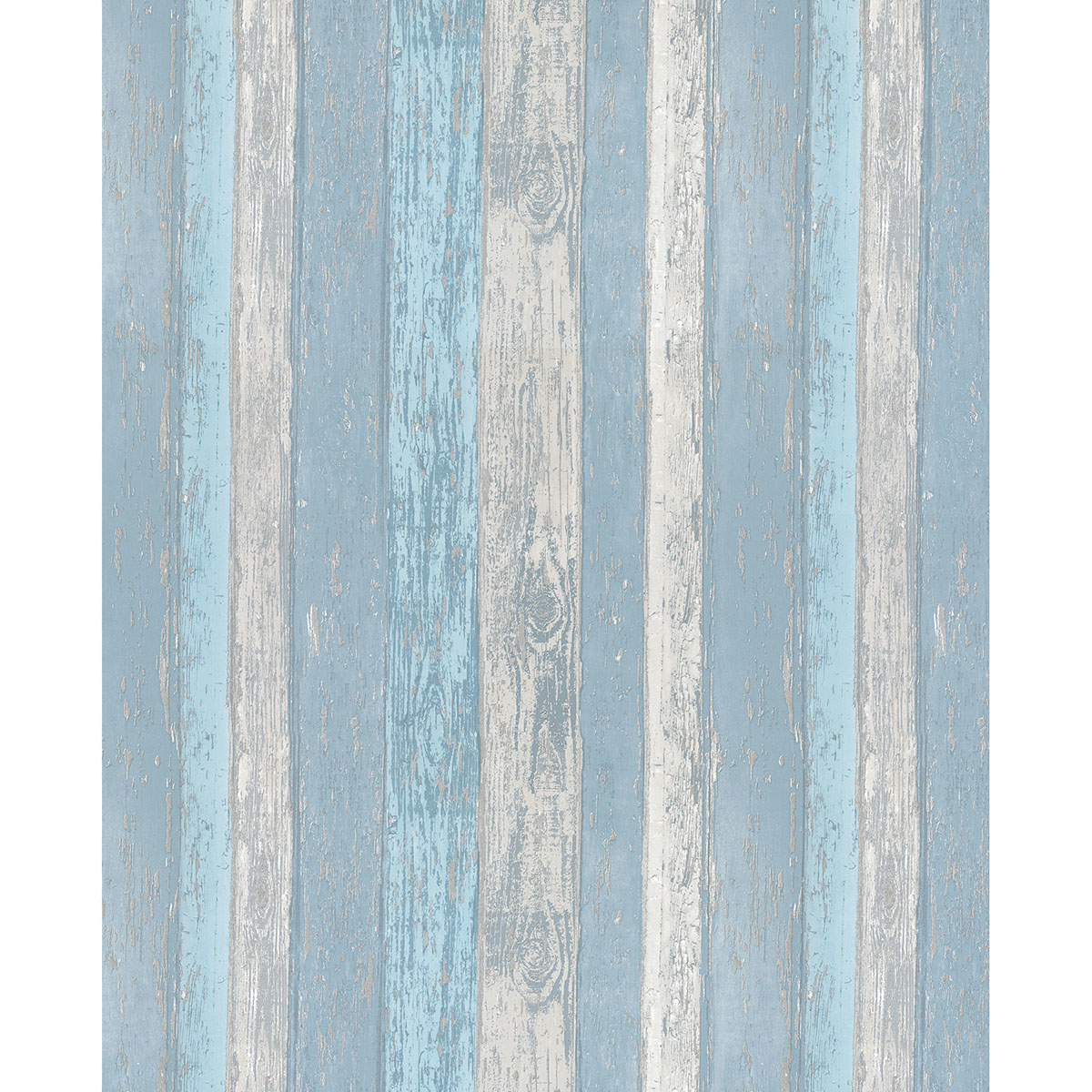 M1062 - Cannon Blue Distressed Wood Wallpaper - by Coloroll