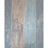 Picture of Cannon Blue Distressed Wood Wallpaper 