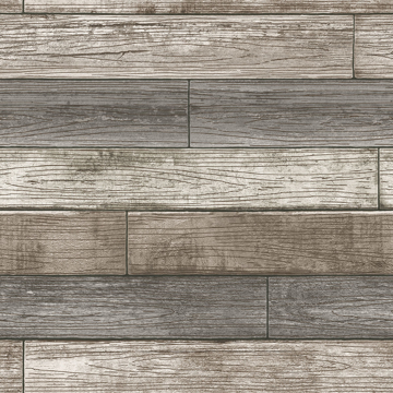Show details for Reclaimed Wood Plank Natural Peel And Stick Wallpaper