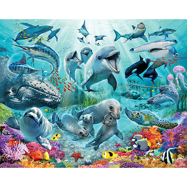 WT46498 - Under The Sea Wall Mural - by Walltastic