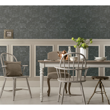 Show details for Hernando Charcoal Stones Wallpaper