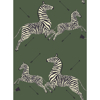 Picture of Serengeti Green Zebra Safari Scalamandré Self Adhesive Wallpaper