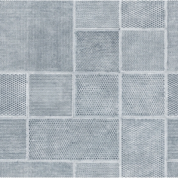 Picture of Ellison Blue Geometric Wallpaper