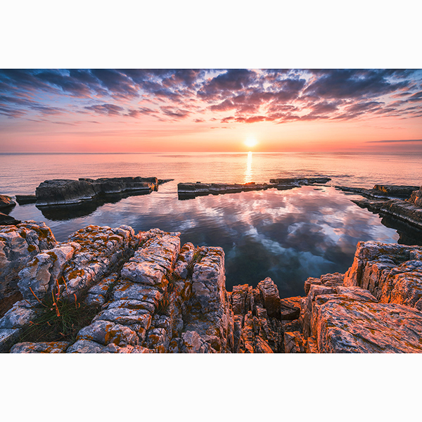 Picture of Mirrored Coast Wall Mural