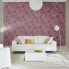 Picture of Hamadan Purple Textile Wallpaper