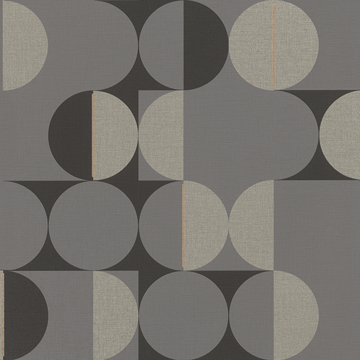 Picture of Cakara Grey Geometric Wallpaper
