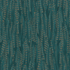 Picture of Pinna Teal Feather Texture Wallpaper