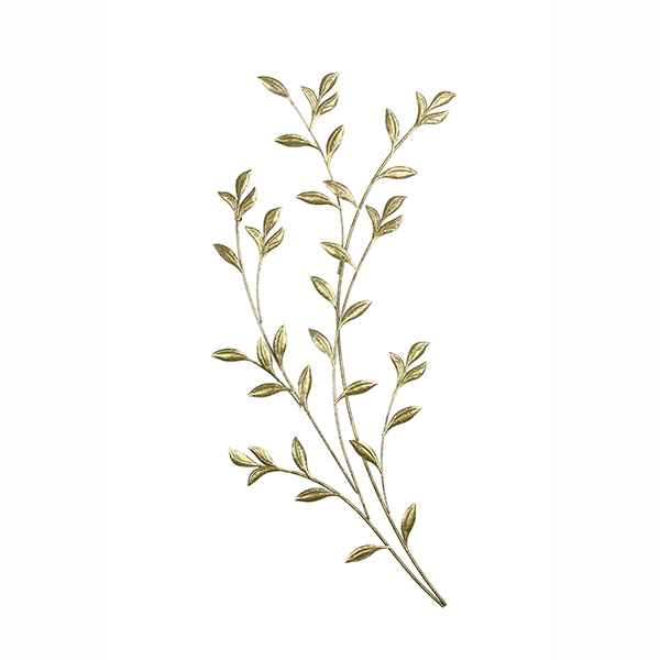 Picture of Saba Gold Leafy Boughs Wall Art