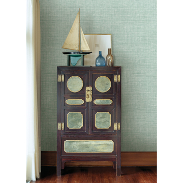 Show details for Tuckernuck Teal Linen Wallpaper